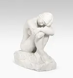 Sitzender Akt by Johnny Werkbrouck, marble, sold Dec 2019