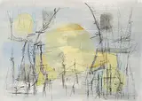 Ohne Titel by Fritz Winter, 1954, watercolor, offered Dec 2019