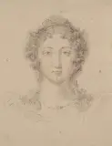 Damenportrait by Frankreich, 2.Hälfte 18.Jh., chalk, sold Dec 2019