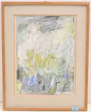 Ohne Titel by Hermann Bachmann, 1960, oil on paper, offered Dec 2019