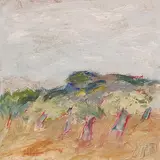 Baumbestandene Landschaft by Jean-Claude Hautin, 2013, oil on canvas, offered Dec 2019