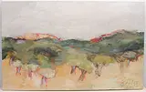 Landschaft aus der Provence by Jean-Claude Hautin, 2013, oil on canvas, offered Dec 2019
