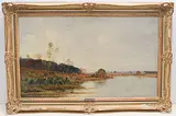 Moorlandschaft by Émile-Raphaël Maréchal, oil on canvas, offered Dec 2019