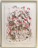 Ohne Titel by Arman, 1988, color lithograph, sold Dec 2019