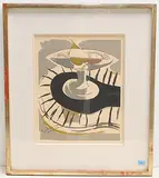 Compotier by Georges Braque, color lithograph, sold Dec 2019