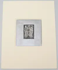 Drei Akte by August Macke, 1913, linocut, sold Dec 2019