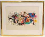 Ceramique by Joan Miró, 1974, color lithograph, sold Dec 2019