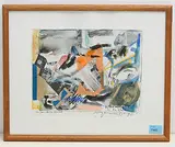 Ohne Titel by Bryan Cyril Thurston, collage, offered Dec 2019
