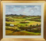 Untitled by Leandre Proulx, 1992, oil on canvas, sold Jan 2023
