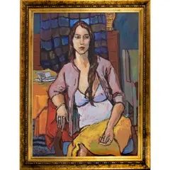 Untitled by Rip Matteson, oil on canvas, sold Jan 2023