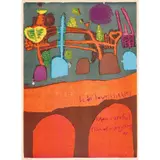 Be of Love (A Little More Careful) by Sister Mary Corita Kent, 1959, screenprint, sold Jan 2023