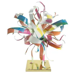 Spring Dance XIX by Dorothy Gillespie, 1998, enamel on aluminum sculpture, sold Jan 2023