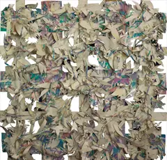 Untitled (Ribbons) by Dorothy Gillespie, enamel on aluminum wall sculpture, sold Jan 2023