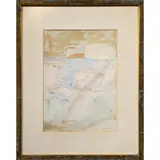 The Frost by Michelle Stuart, 1958, collage, sold Jan 2023