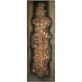 Fusee Fantastique by Yiannis Maltezos, 1962, mixed media on canvas, sold Jan 2023