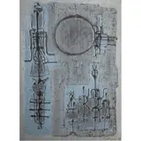 Espace by Yiannis Maltezos, 1963, mixed media on canvas, sold Jan 2023