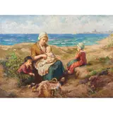 Untitled by F.G Grust, oil on canvas, sold Jan 2023