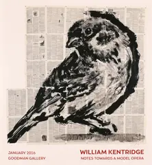 Notes Towards a Model Opera Goodman Gallery 2016 Exhibition Poster by William Kentridge, giclée print, sold Dec 2024