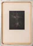 Yellow Spinner by Susan Rothenberg, Mezzotint in Colors, sold Oct 2024