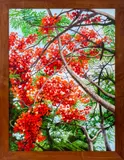 Flamboyant by Pedro Amador, 2005, Acrylic on Canvas, sold Oct 2024