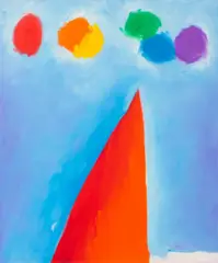 Abstract Composition by Domenick Capobianco, Acrylic on Panel, sold Oct 2024