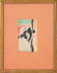 Abstract Composition by Willard MacGregor, 1981, Watercolor on Paper, sold Oct 2024
