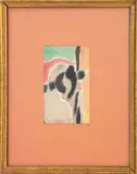 Abstract Composition by Willard MacGregor, 1981, Watercolor on Paper, sold Oct 2024