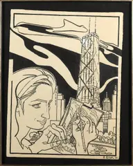Untitled by A Françoise Gilot, ink on paper, sold May 2026