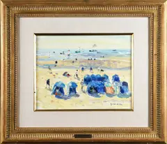 Untitled by A Gaston Sebire, oil on canvas, sold May 2026