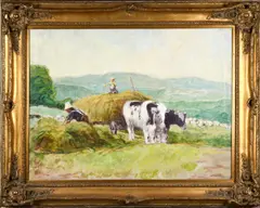 Untitled by A Henry Ryan MacGinnis, oil on canvas, sold Jul 2026