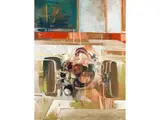 Grand Prix by Giancarlo Tognoni, oil on board, sold Dec 2019