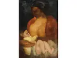 Untitled by Toon Kelder, oil on canvas, sold Dec 2023