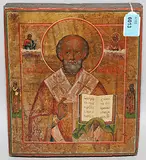 Russisch, 19.Jh by Hl. Nikolaus, tempera, offered Dec 2019