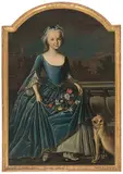 Sophie von Graffenriedt AE: 5", 1751 by Sigmund Barth, oil on canvas, sold Dec 2019