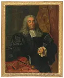 Chistoph Steiguer Schultheiss der Statt Bern by Jakob Emanuel Handmann, oil on canvas, sold Dec 2019