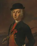 Portrait eines jungen Herrn in Reitkostüm by Johann Rudolf Studer, oil on canvas, sold Dec 2019