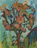Bäumchen, 1914 by Cuno Amiet, oil on canvas, offered Dec 2019