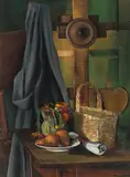 Morgenrock", um 1940 by Johann Wilhelm von Tscharner, oil on canvas, offered Dec 2019