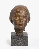 Kinderkopf by Otto Bänninger, bronze, sold Dec 2019