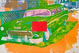 Chevy by Samuel Buri, color lithograph, sold Dec 2019