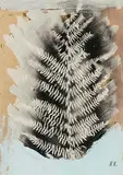 Farn by Hans Krüsi, mixed media, sold Dec 2019
