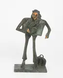 Der Forscher by Kurt Laurenz Metzler, 1996, bronze, sold Dec 2019
