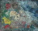 Helle Komposition by Helen Dahm, oil, sold Dec 2019