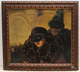 Am Maskenball", 1923 by Josef Egger, oil on canvas, offered Dec 2019