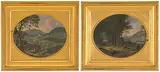 Zugeschrieben Gegenstücke by Felix Meyer, oil on panel, sold Dec 2019