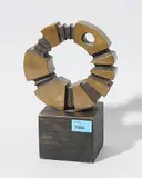 Ohne Titel by André E. Bucher, bronze, sold Dec 2019