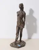 Schreitende Frau by Hildi Hess, bronze, sold Dec 2019