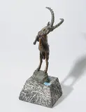 Steinbock by Erich Saalmann, bronze, sold Dec 2019