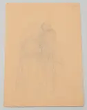 Figurenstudie by Otto Vautier, pencil, offered Dec 2019