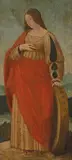 Die Heilige Katharina von Alexandria by Oberitalien, Anfang 16.Jh., tempera, offered Sep 2019